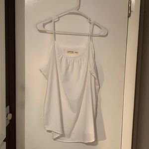 Women’s White Spaghetti-strap Tank.